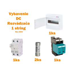 DC Rozvádzač 1 string max....