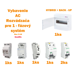 AC Rozvádzač 1F max. 5kW...