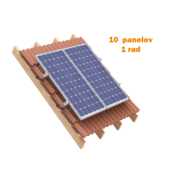 Konštrukcia pre 10 panelov...