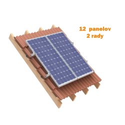 Konštrukcia pre 12 panelov...